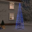 VIDAXL - vidaXL Arbre de Noël cône 1400 LED Bleues 160x500 cm - vignette