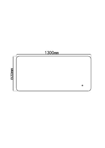 LUXURYBAIN - LuxuryBain- Miroir de salle de bain LED 130x60cm à luminosité variable LB-85070-130-60 - large