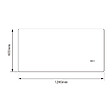 LUXURYBAIN - LuxuryBain- Miroir de salle de bain LED 120x60cm anti buée à luminosité variable rectangulaire - vignette