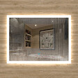 AICA SANITAIRE - Aica sanitaire 120x70cm Miroir de salle de bain lumineux LED avec anti-buée et interrupteur tactile intégré - vignette