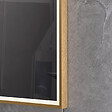 LUXURYBAIN - Miroir salle de bain LED 120x60cm anti buée avec cadre doré LB-126080G - vignette