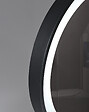 LUXURYBAIN - LuxuryBain- Miroir salle de bain, coiffeuse à LED 45cm à intensité variable avec cadre en aluminium Noir LB-1200 - vignette