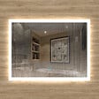 AICA SANITAIRE - Aica sanitaire 100x60cm Miroir de salle de bain lumineux LED avec anti-buée et interrupteur tactile intégré - vignette