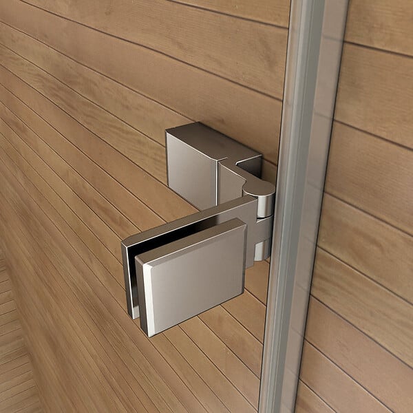 AICA SANITAIRE - Pare-baignoire 120x140cm pivotant et repliable à 180°, écran paroi de baignoire Hauteur 140cm en verre de sécurité - large