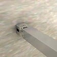 AICA SANITAIRE - AICA barre de stabilisation 90cm, barre de fixation avec la pince renforcé en chromé pour douche à l'italienne - vignette