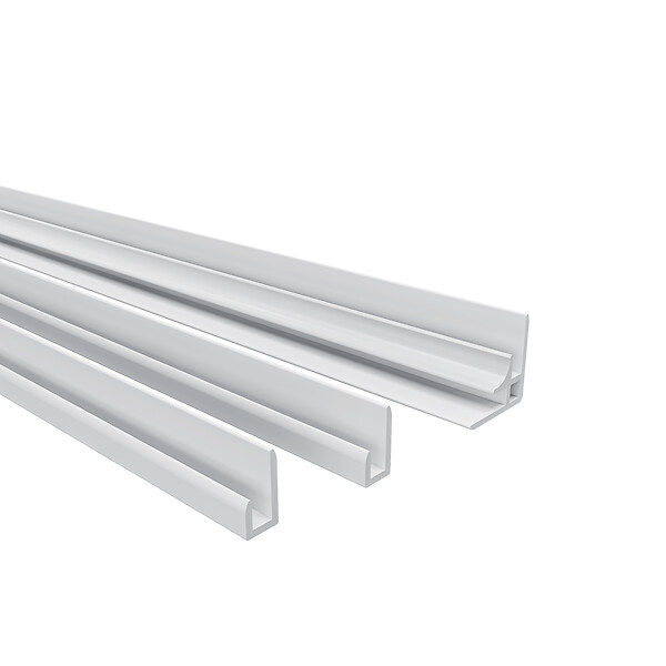 AICA SANITAIRE - AICA Panneau mural de douche couleur ivoire 120x80x210cm avec les profiles de finition BLANCPanneaux muraux salle de bain habillage mural aluminium - large