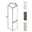 AICA SANITAIRE - Ensemble meubles Salle de Bain 60cm avec colonne et miroir lumineux 3 couleurs blanc - vignette
