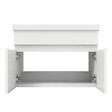 AICA SANITAIRE - AICA Meuble de salle de bain 60cm à double porte, suspendu, blanc - vignette