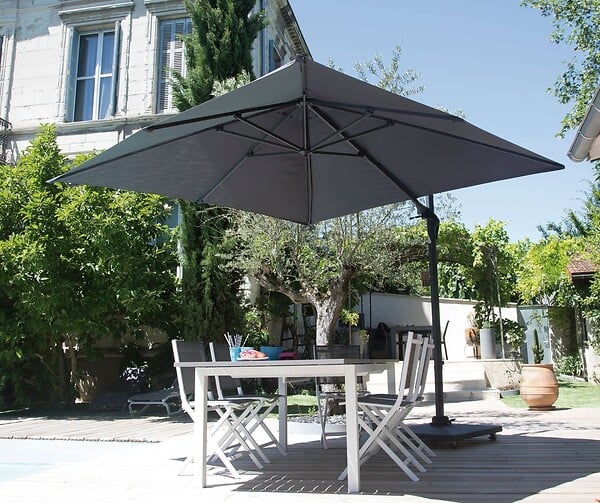 PROLOISIRS - Parasol Deporte 3x3 Roma - Grey/bleu - large