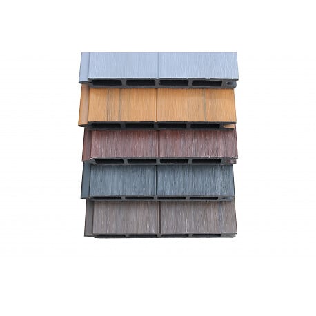 MCCOVER - Kit complet de départ/fin clôture en composite coextrudé 1,50 L x 1,80 H Charbon, H.180 cm, L.150 cm - large