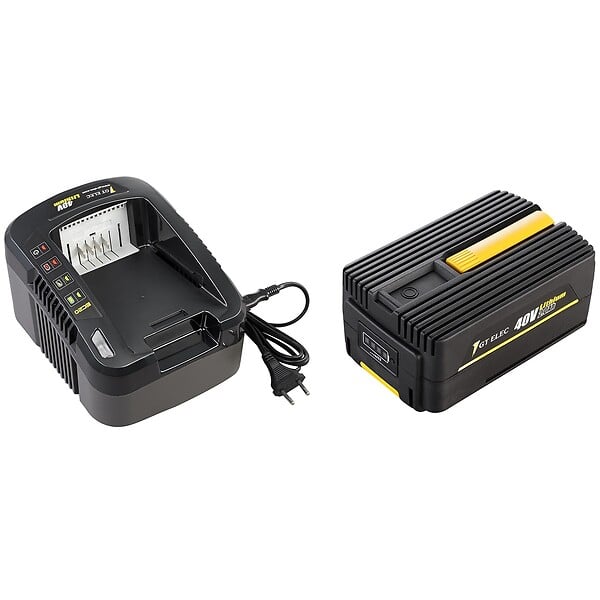 GT ELEC - Coupe bordure sans fil à batterie, 40 V, GT ELEC + batterie 2 Ah + chargeur - large