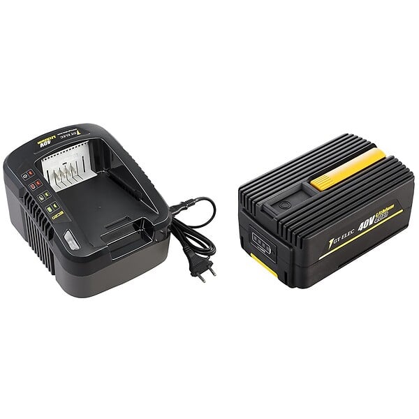 GT ELEC - Coupe bordure sans fil à batterie, 40 V, GT ELEC + batterie 4 Ah + chargeur - large