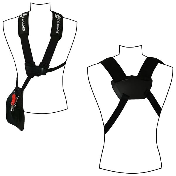 GT GARDEN - Guidon et harnais pour multifonction 4 en 1 - large
