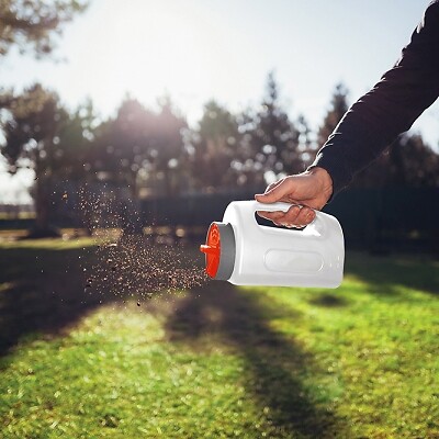 GT GARDEN - Épandeur manuel à engrais ou gazon - 2 litres - large