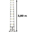 GT MARKET - Échelle télescopique en aluminium - 3.80 mètres - vignette