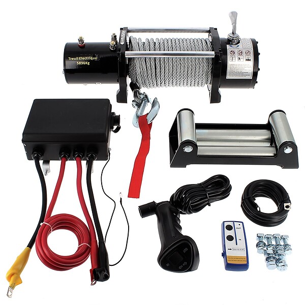 GT MARKET - Treuil électrique avec télécommande sans fil 5896 kg - large