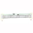 AICA SANITAIRE - AICA Tuyau de bonde 90cm, siphon pour bonde de receveur, tuyau flexible - vignette