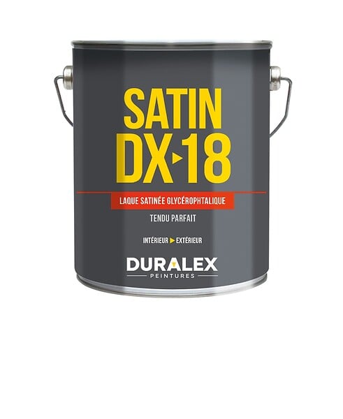 DURALEX - Peinture Finitions Glycero Satin DX18 intérieure / extérieure 1L - DURALEX - 106100211 - large