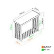 CERLAND - ABRI BUCHES BOIS XL 238,5X89,5X183CM - vignette