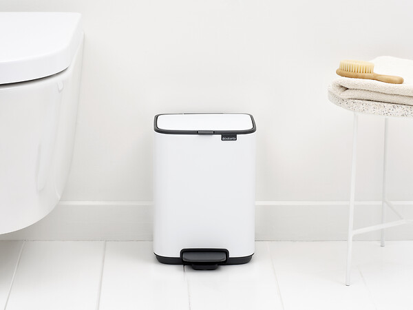 BRABANTIA - Poubelle à pédale bo, 4l - white - large