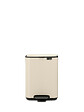 BRABANTIA - Poubelle à pédale en acier Bo - Soft Beige - 4L - vignette