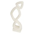 ATMOSPHERA - Pièce décorative en magnésie - Wonj - Blanc - H.68,5cm - vignette