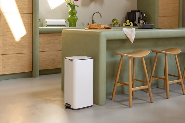 BRABANTIA - Poubelle à pédale bo, 30l - white - large