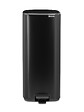 BRABANTIA - Poubelle à pédale acier - Noir Mat - Soft Close - 30L - vignette