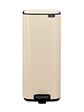 BRABANTIA - Poubelle à pédale acier - Soft Beige - 30 L - vignette
