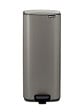 BRABANTIA - Poubelle à pédale acier - Platinum - 30L - vignette