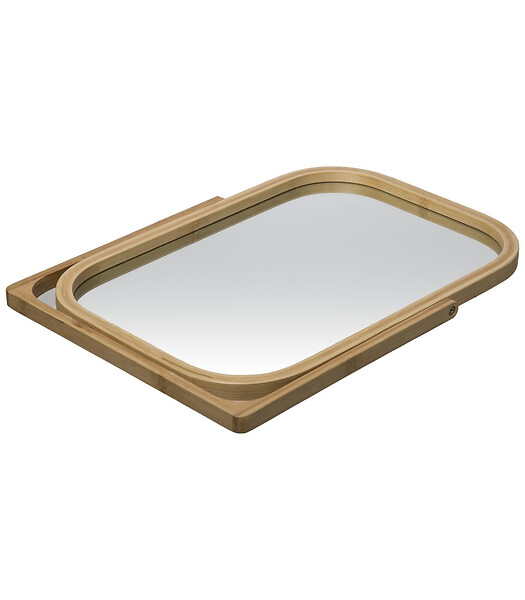 5 FIVE SIMPLY SMART - Miroir pivotant en Bambou H 39 cm - large