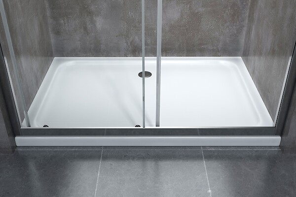 LANERI - Porte De Douche De 6 Mm Pour Installation En Niche H.190 Avec Overture Coulissante – 165-170 Cm - large