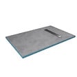 STANO - Receveur de douche à carreler 90 x 160 cm ELIO 4 pentes grille linéaire et bonde incluses - vignette
