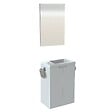 ALLIBERT - Meuble lave-mains Closy pack avec miroir blanc brillant L 40 x H 60 x P 25,2 cm - Allibert - vignette