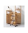 5 FIVE SIMPLY SMART - Desserte de Salle de bain sur roues 3 Niveaux en Bambou - vignette