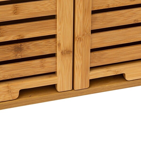 5 FIVE SIMPLY SMART - Meuble de rangement à suspendre en Bambou H 59 cm - large