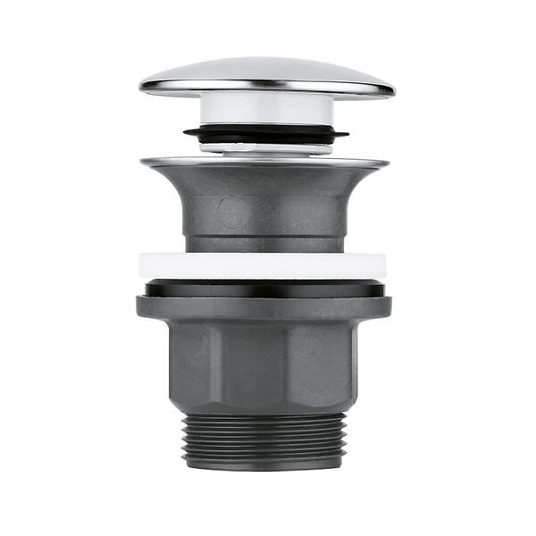 GROHE - Eurosmart Cosmopolitan Set Mitigeur Lavabo Taille M + Bonde clic clac Grohe pour lavabo avec trop-plein (23327000-CLICCLAC) - large