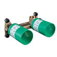 HANSGROHE - Vernis Shape Set Mitigeur de lavabo encastré, Noir mat, 2 sorties, bec 207 mm + Corps d'encastrement (71578670-SET) - vignette