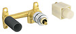 GROHE - Eurocube Set Mitigeur monocommande 2 trous lavabo encastré mural Chrome Taille M + Corps encastré (23447000-SET) - vignette