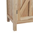 OUTSUNNY - Table de rempotage armoire de jardin 2 en 1 bois sapin acier - vignette