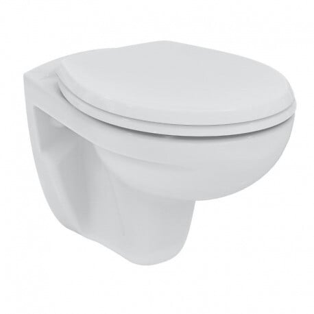 GROHE - Pack WC Rapid SL + cuvette suspendue sans bride Porcher + plaque Grohe Skate Cosmopolitan chrome (RapidSL-PorcherRimless) - large
