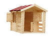 TIMBELA - Timbela M501 Maison en bois pour enfants - 182x146xH145cm / 1.1m2 - vignette
