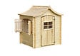 TIMBELA - Timbela M550-1 Maison en bois pour enfants SANS PLANCHER - 112x146xH152cm / 1.1m2 - vignette