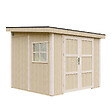 TIMBELA - Abri de Jardin Qualité Premium 5,9 m² - H231x248x294 cm - Sans plancher e  paroi latérale - Timbela M938B - vignette