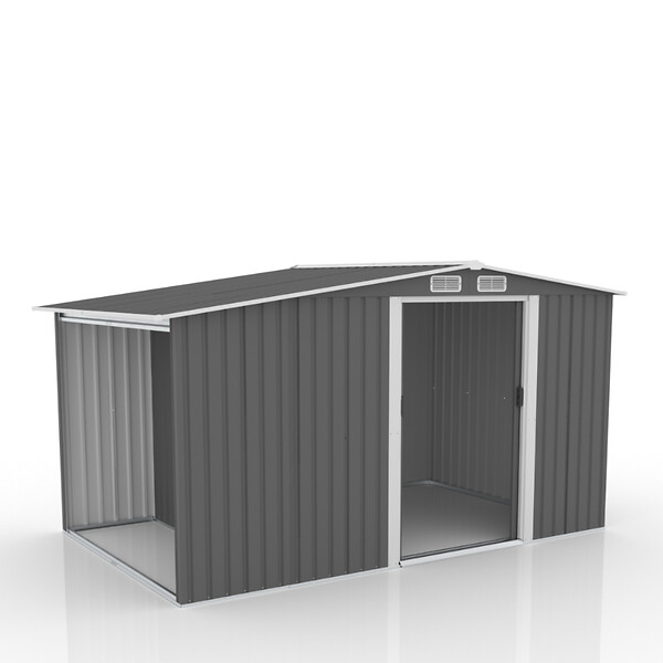 CONCEPT USINE - Abri de jardin 6.87m2 avec abri bûches VOSGES - large