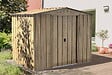 DURAMAX - Abri de jardin métal WOODGRAIN - 4,75m² - kit ancrage - Imitation bois - vignette
