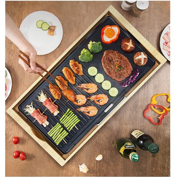 LITTLE BALANCE - Plancha Gril électrique 2000w 51x26cm - 8280 - large