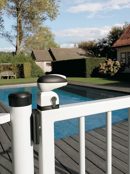 LOCINOX - Serrure de piscine TWIST 40mm blanche - LOCINOX - P00007884-9010 - large