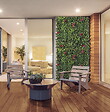 NORTENE - Panneau décoratif de feuillage bougainvillier synthétique VILLA - 1x1m - Vert - vignette
