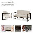 TECTAKE - Salon de jardin COMOSA pour 5 personnes marron/beige - vignette
